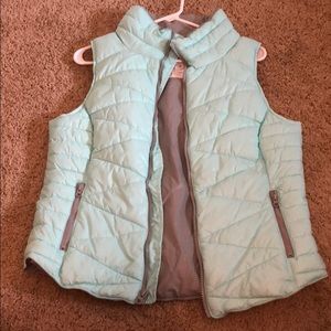 Light blue and grey vest